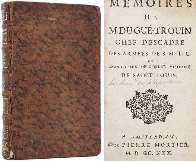 Livro - MEMOIRES DE M. DUGUE-TROUIN A AMSTERDAM
