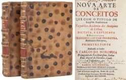 Livro - Nova Arte de Conceitos que com o Titulo de Licções Academicas na Publica Academia dos Anonymos de Lisboa