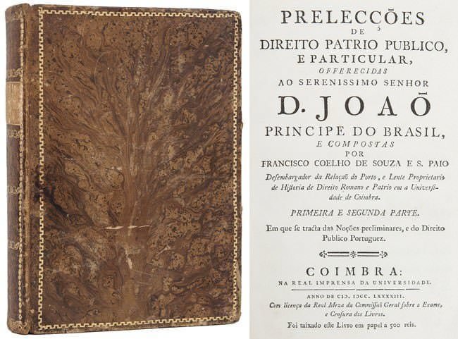 Livro - PRELECÇÕES DE DIREITO PATRIO PÚBLICO, E PARTICULAR, OFFERECIDAS AO SERENISSIMO SENHOR D. JOÃO PRINCIPE DO BRASIL, E COMPOSTAS POR FRANCISCO COELHO DE SOUZA E S. PAIO