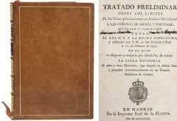 Livro - Tratado Preliminar sobre los Limites de los Paisespertencientes em América Meridional A las Coronas de Espana Y Portugal