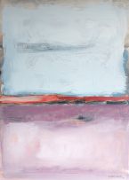 Lou Borghetti - Abstrato em Roxo e Azul