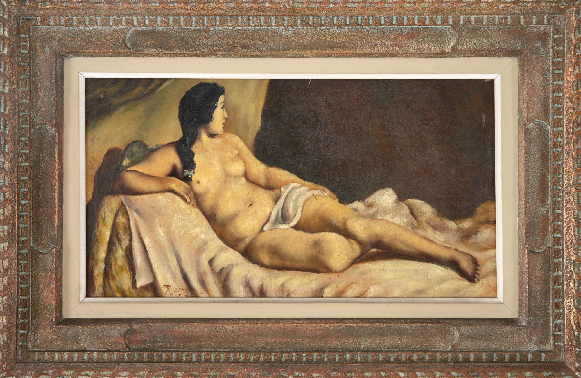 Manabu Mabe - Mulher no Divã