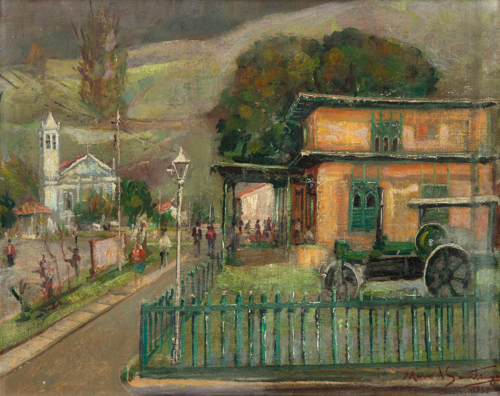 Manoel Santiago - Paisagem de Parati