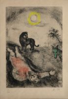 Marc Chagall - Prophet Killed By A Lion