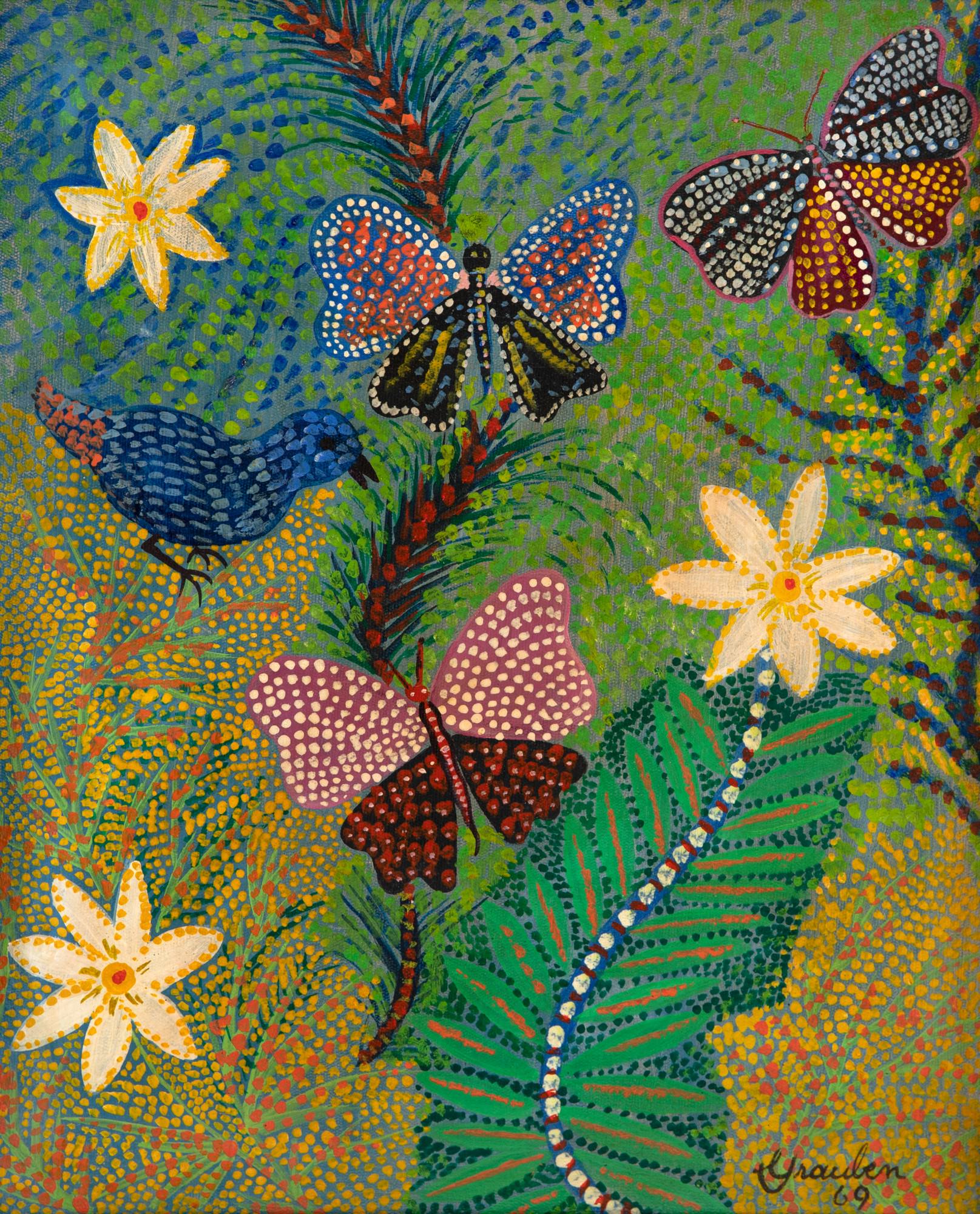 Maria Grauben - Flores, Pássaros e Borboletas