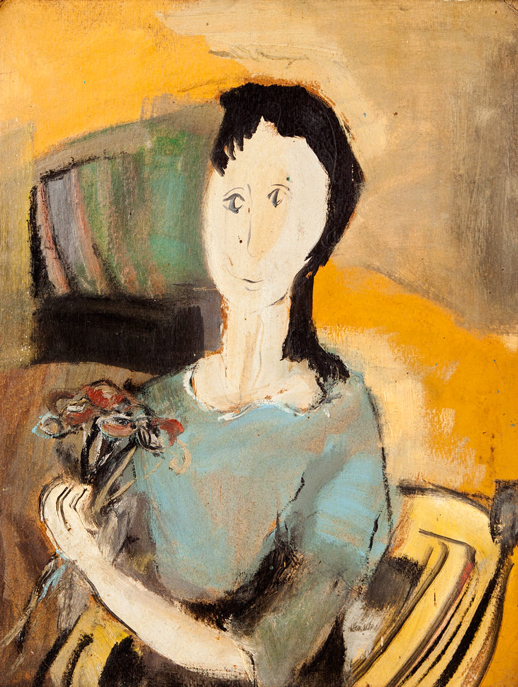 Maria Leontina - Menina com Bouquet