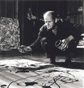 Martha Holmes - Jackson Pollock em seu Estúdio, Long Island