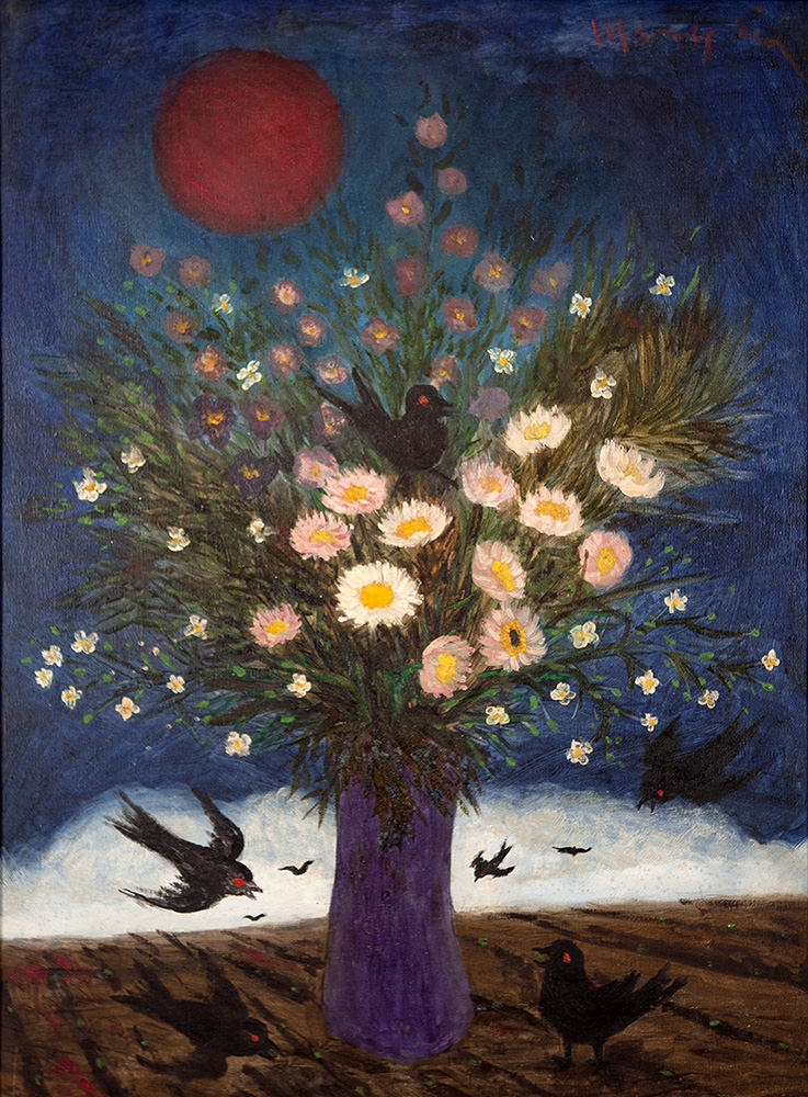 Marysia Portinari - Vaso de Flores e Pássaros