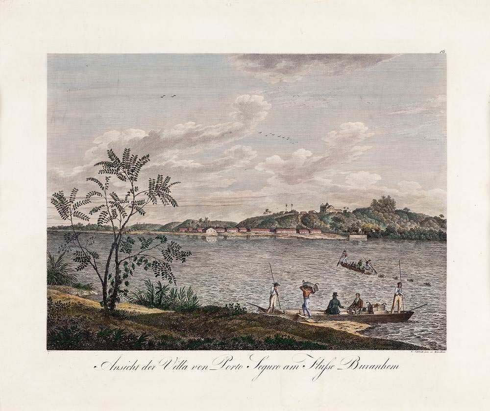 Maximilian Von Wied-neuwied - VILA DE PORTO SEGURO NO RIO BURANHEM