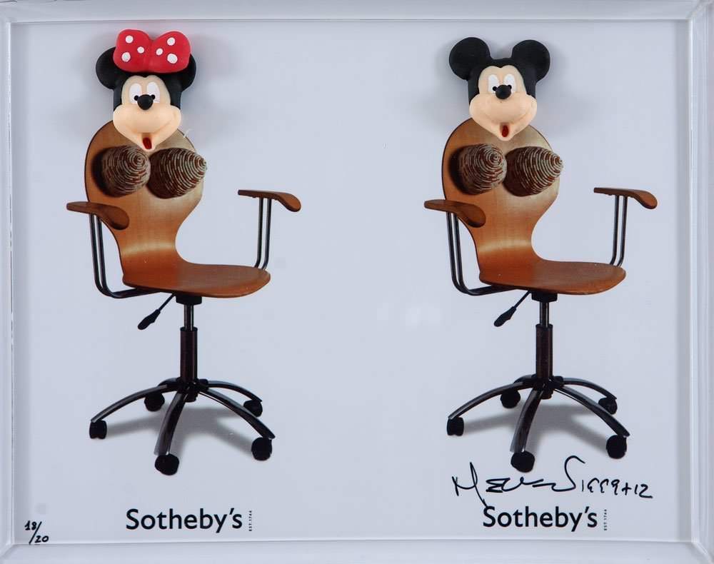 Nelson Leirner - SOTHEBY‘S (Mickey e Minnie)