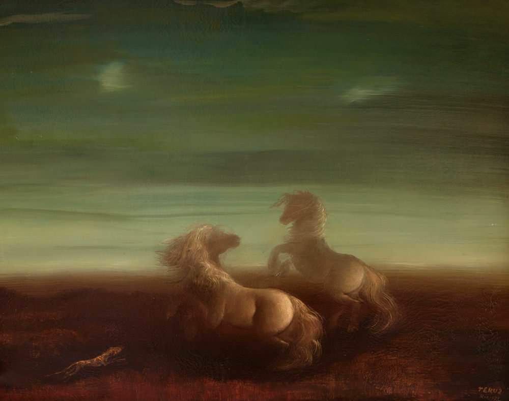 Orlando Teruz - Cavalos e Cachorro