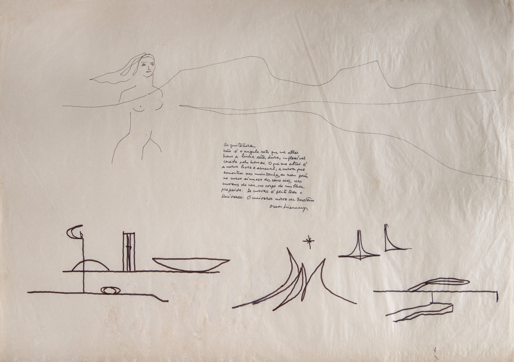 Oscar Niemeyer - Estudo do Projeto - A Arquitetura - Poema