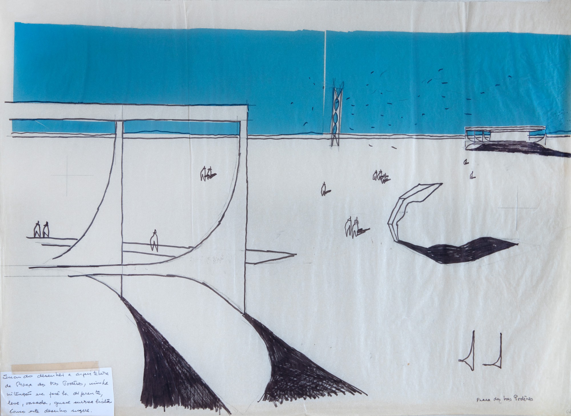 Oscar Niemeyer - Estudo do Projeto - Praça Dos Três Poderes