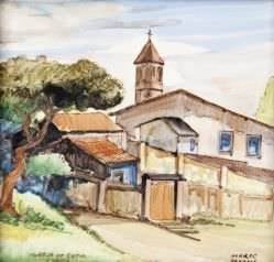 Osirarte - Mario Zanini - "Igreja de Cotia (S.Paulo)"