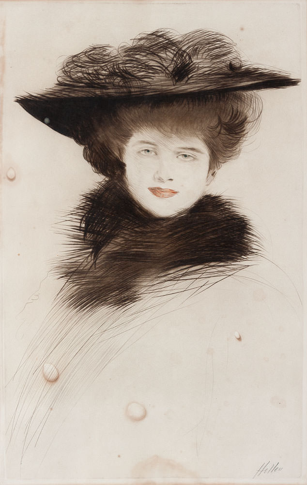 Paul César Helleu - Figura Feminina