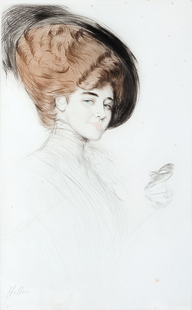 Paul César Helleu - Figura Feminina