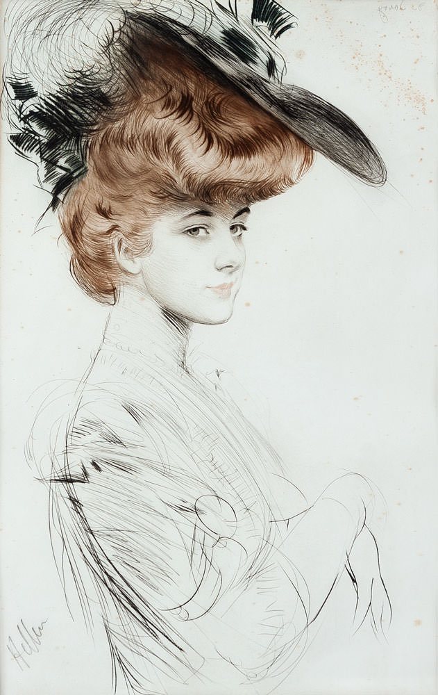 Paul César Helleu - Figura Feminina