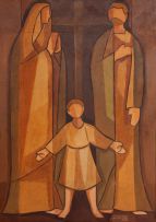 Raimundo de Oliveira - Menino Jesus, Maria e José