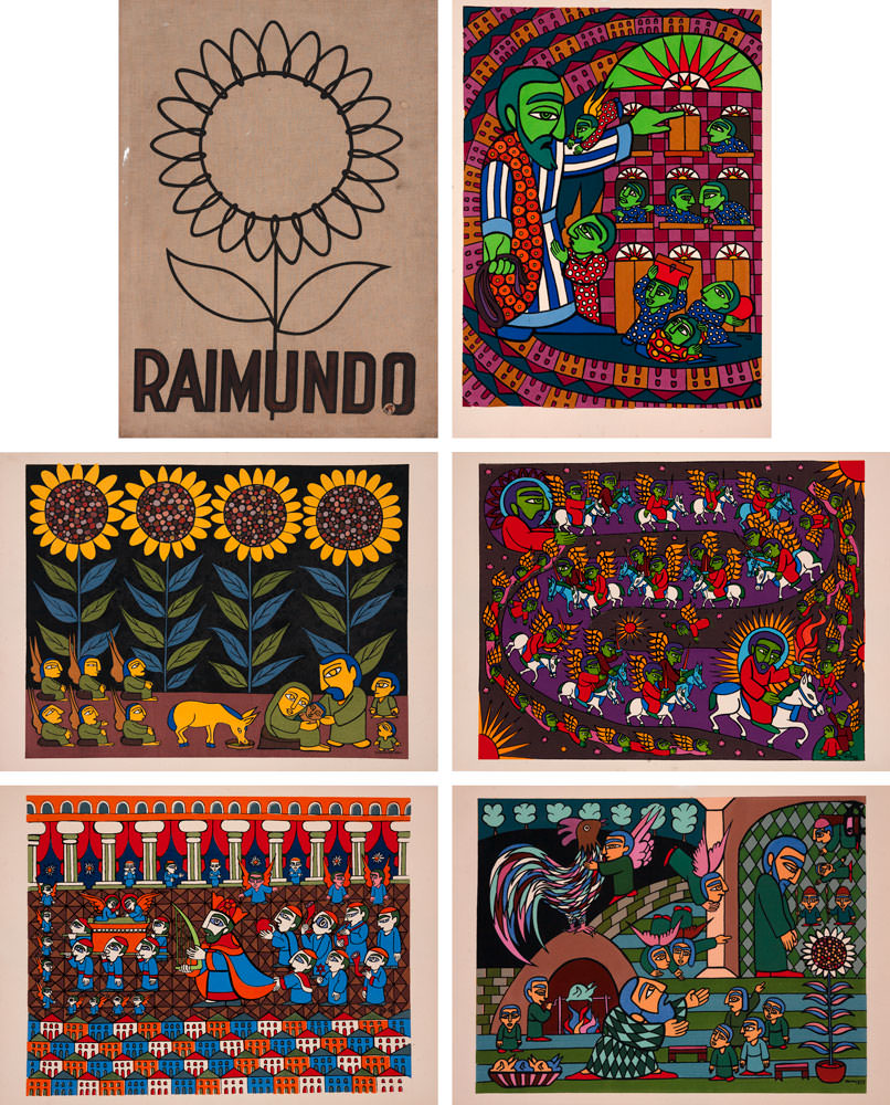 Raimundo de Oliveira - O Profeta Raimundo - Álbum com 5 Serigrafias