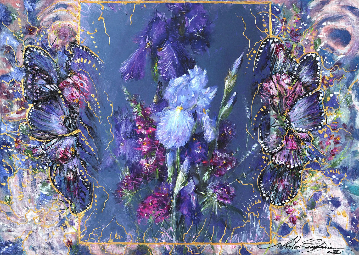 Roberto Camasmie - Welcome Flowers Iris e Borboletas