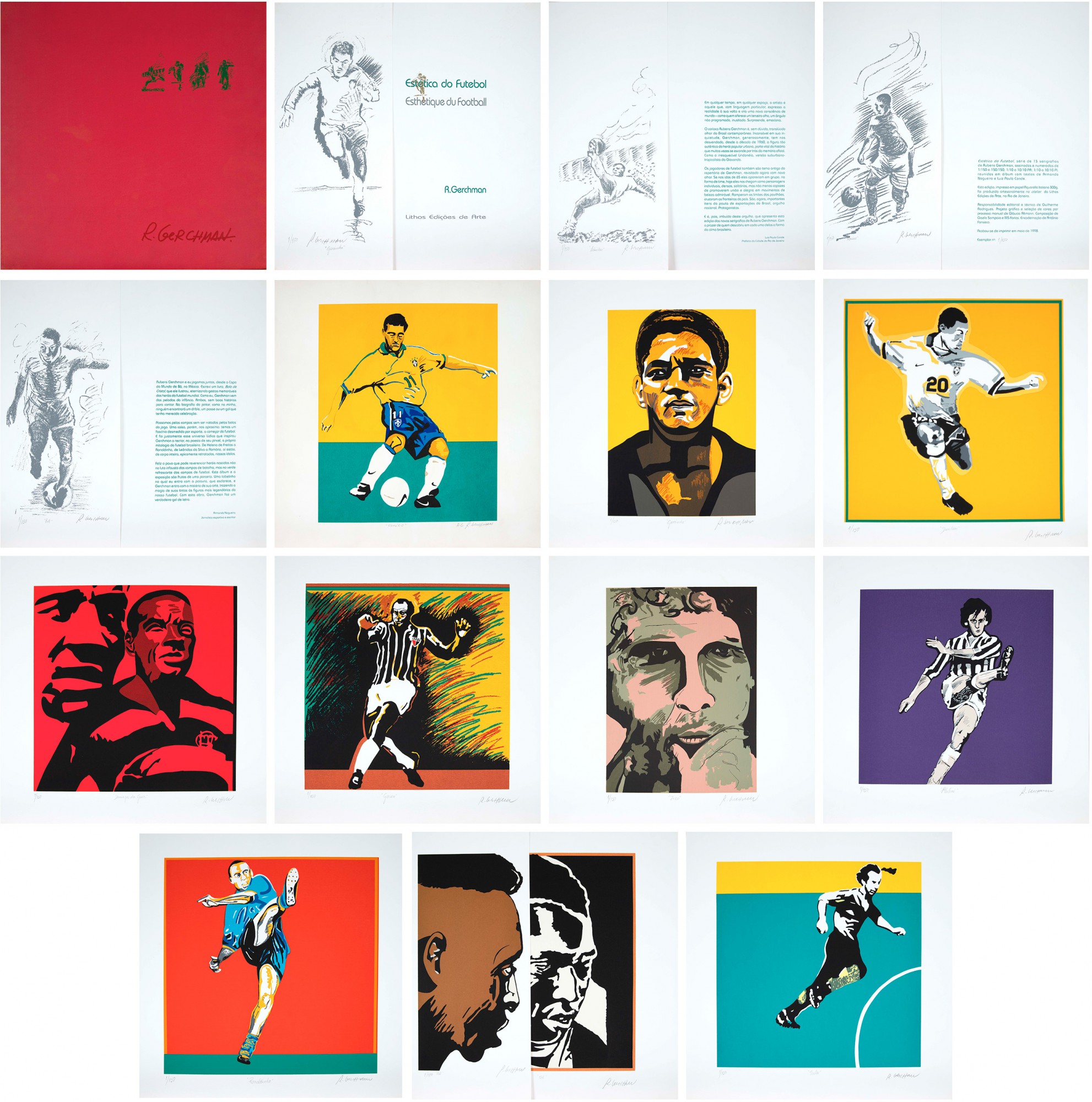 Rubens Gerchman - Álbum Estética do Futebol