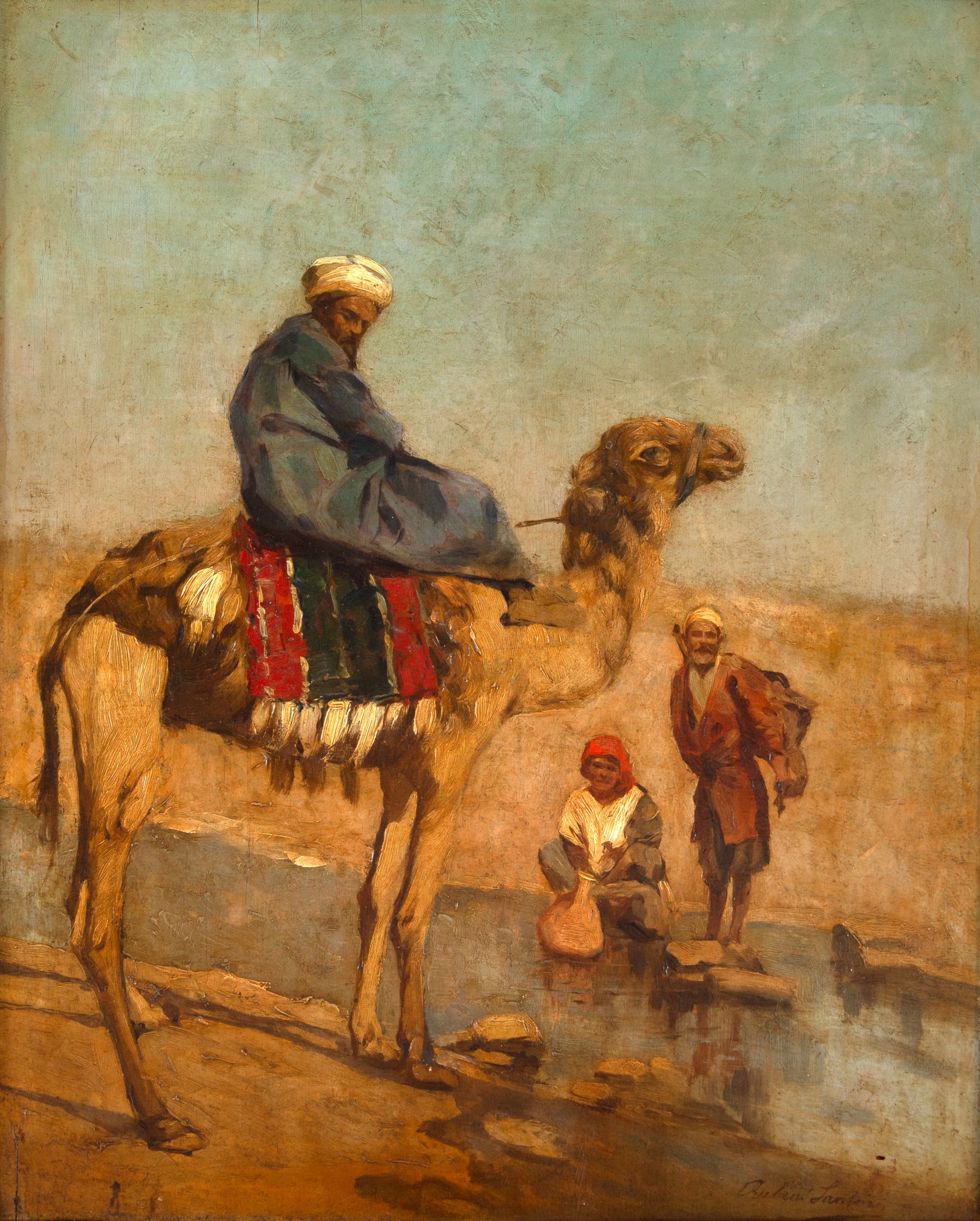 Rubens Santoro - Árabes e Camelo