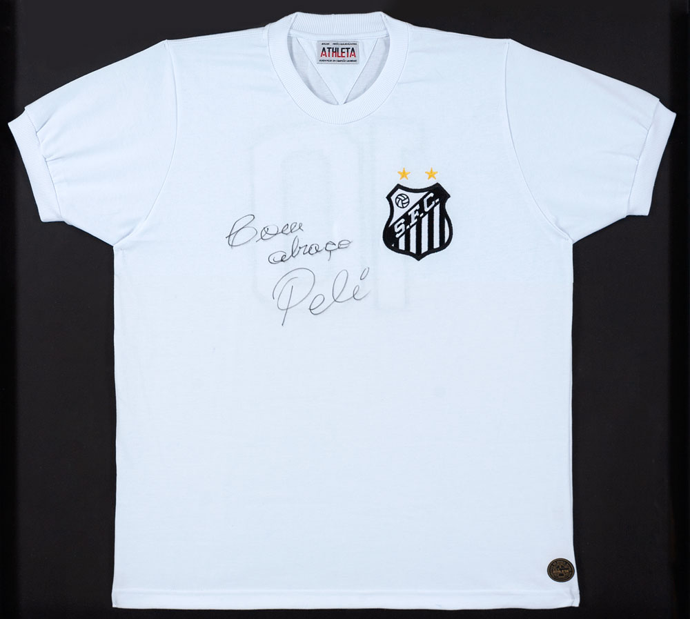 Santos Futebol Clube - Camisa do Santos assinada pelo Pelé