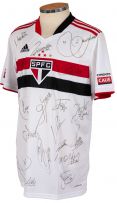São Paulo Futebol Clube - Camisa do São Paulo assinada por diversos jogadores