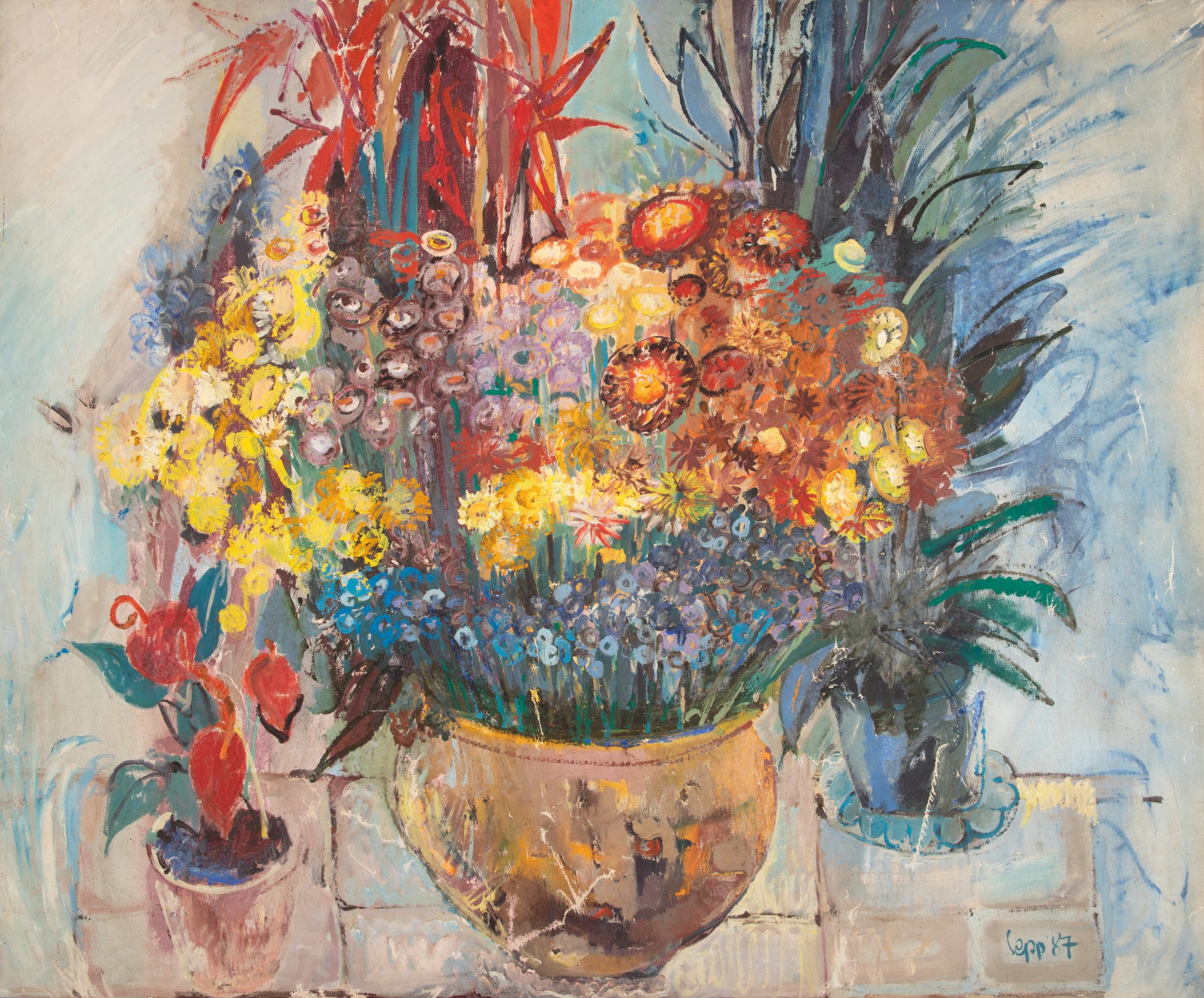 Sepp Baendereck - Vaso de Flores