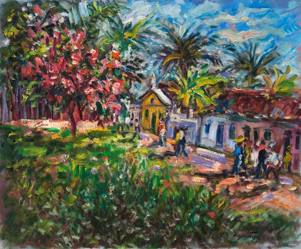 Sérgio Telles - Ateliê do Pintor na Cidade de Porto Seguro (Casa Amarela)