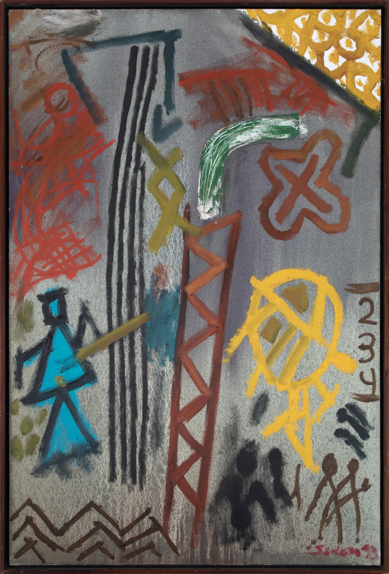 Siron Franco - Rupestre Nº 4