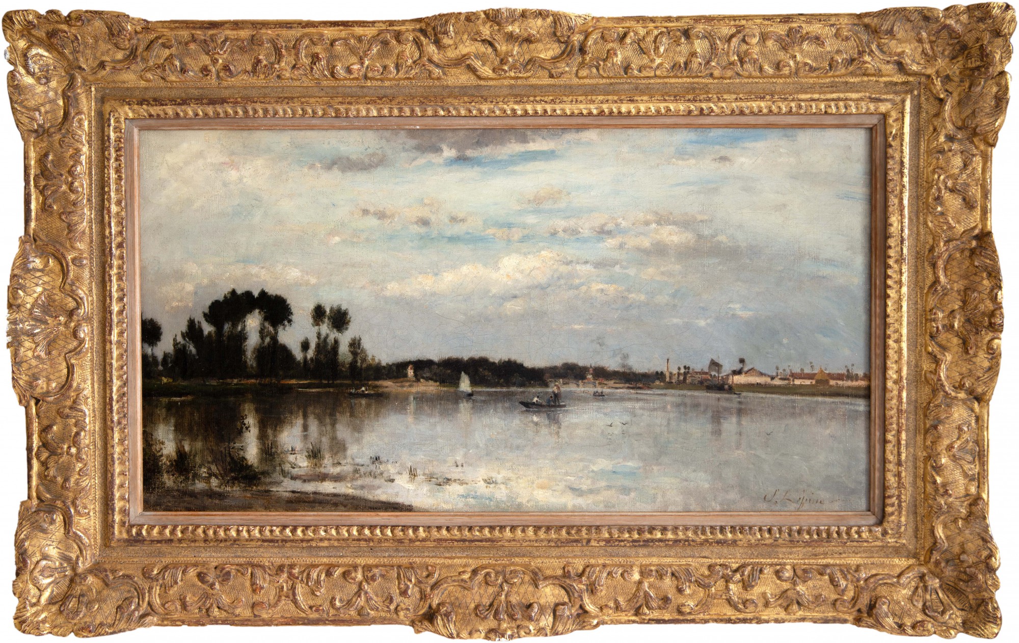 Stanislas Lépine - O Sena na Ilha de Saint-Denis