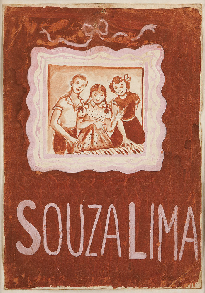 Tarsila do Amaral - Estudo de Ilustração para Capa do Livro "O Futuro Pianista" de Souza Lima