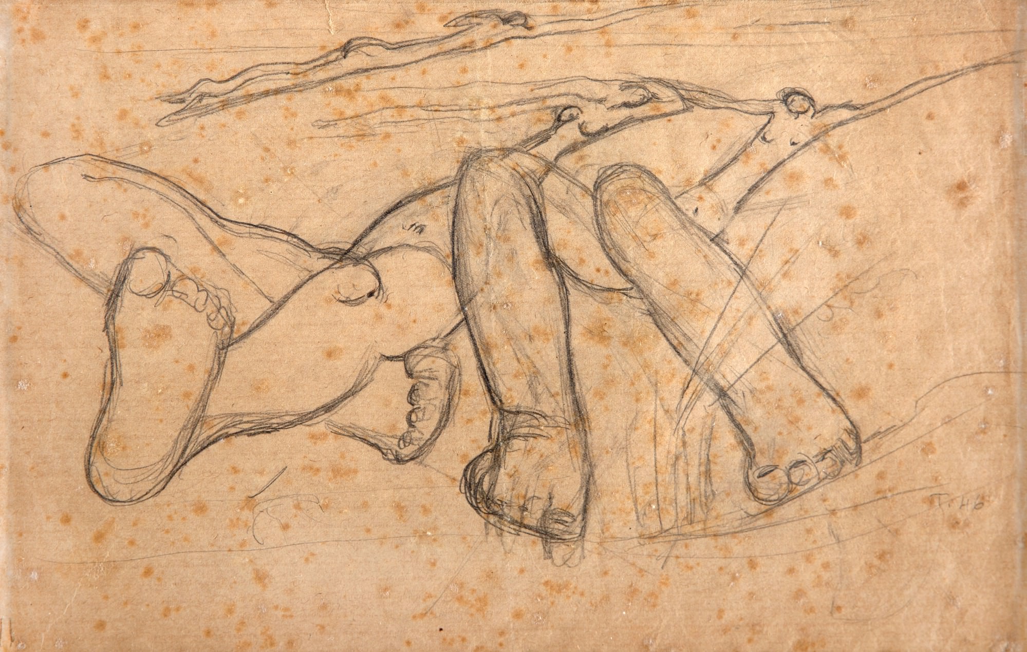Tarsila do Amaral - Beach Study