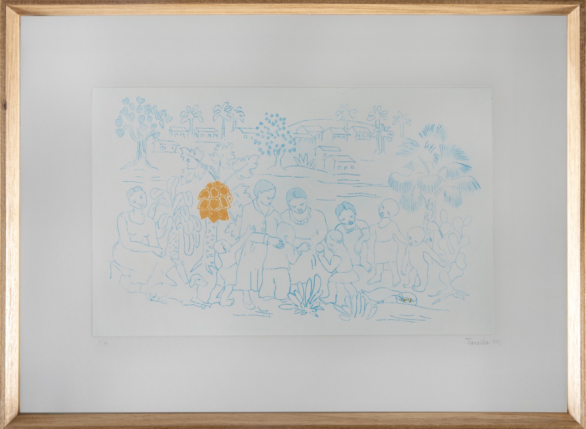 Tarsila do Amaral - Gente no Povoado