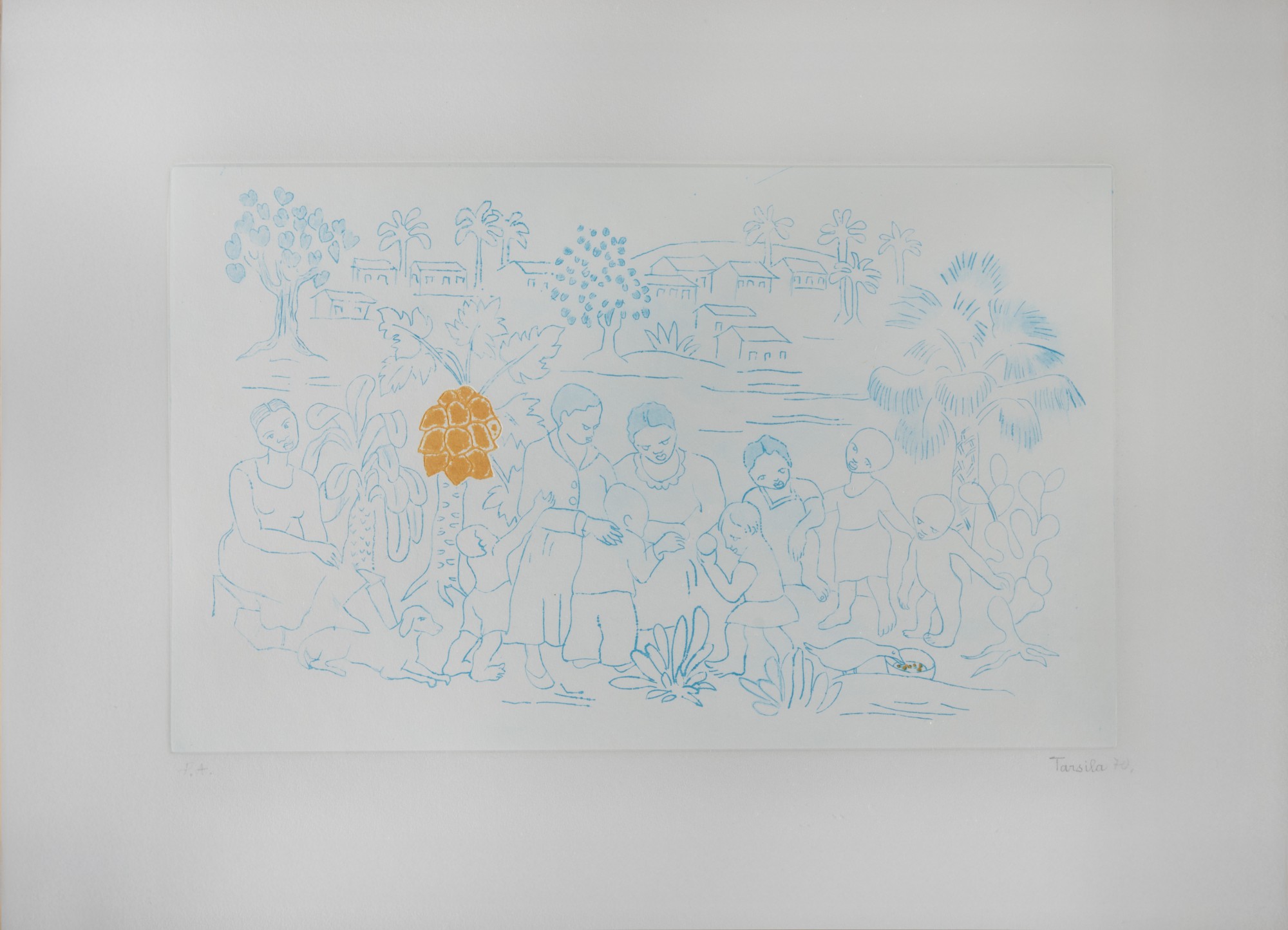 Tarsila do Amaral - Gente no Povoado