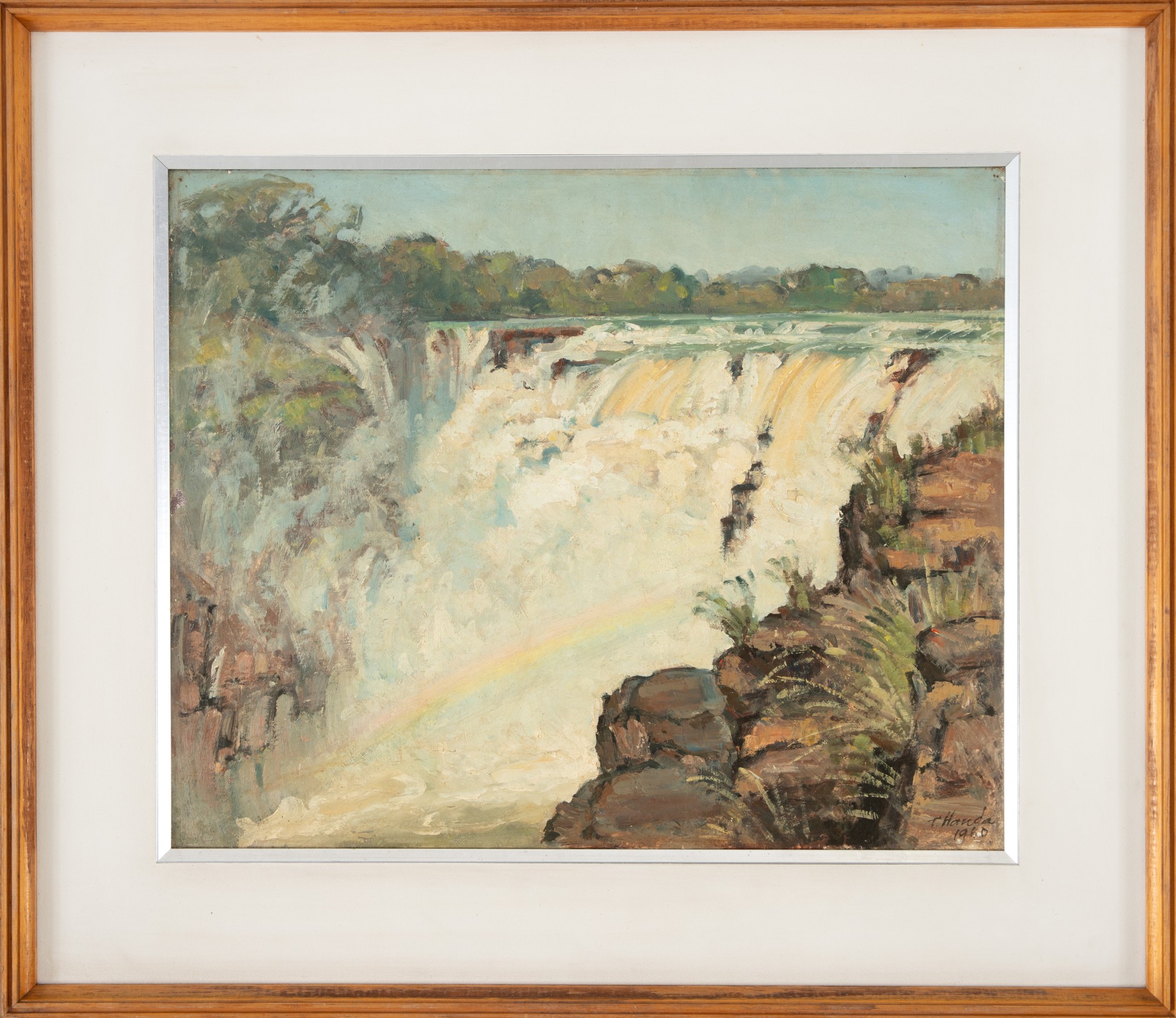 Tomoo Handa - Cachoeira Com Arco-Íris