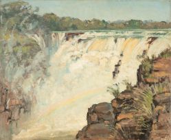 Tomoo Handa - Cachoeira Com Arco-Íris