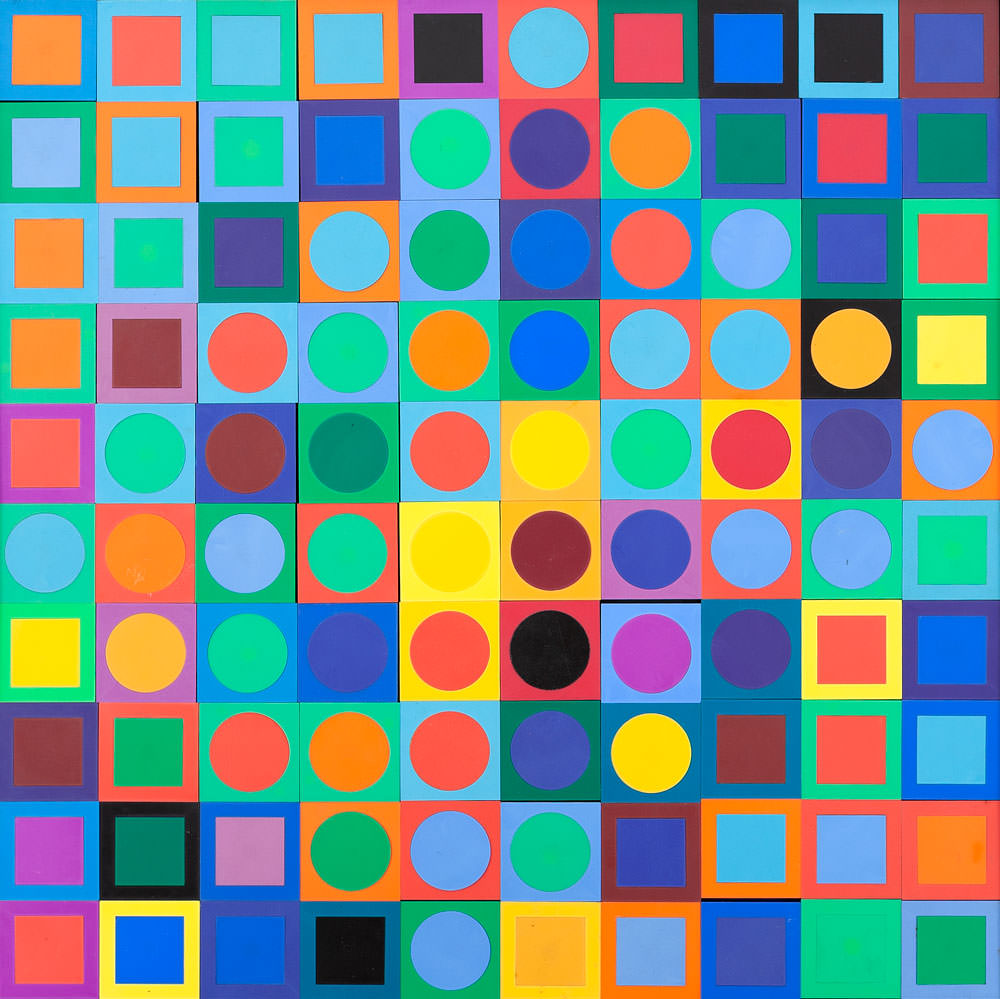 Victor Vasarely - Planetary Folklore Participations nº 1