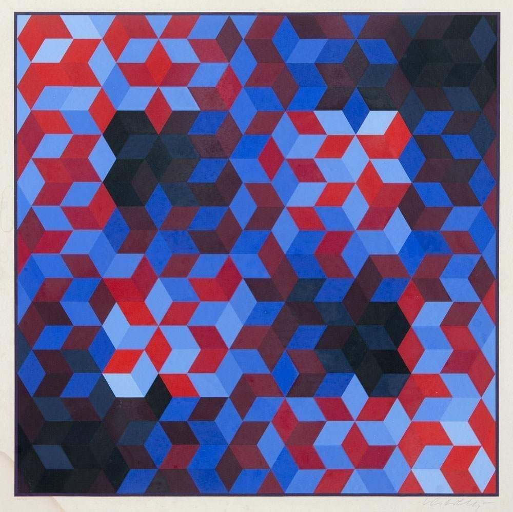 Victor Vasarely - Sem Título