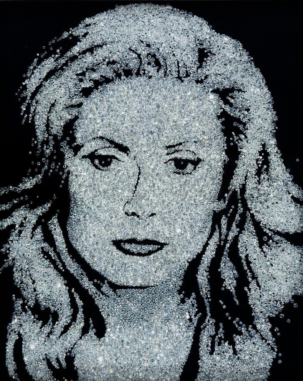 Vik Muniz - Catherine Deneuve (Diamond Divas)