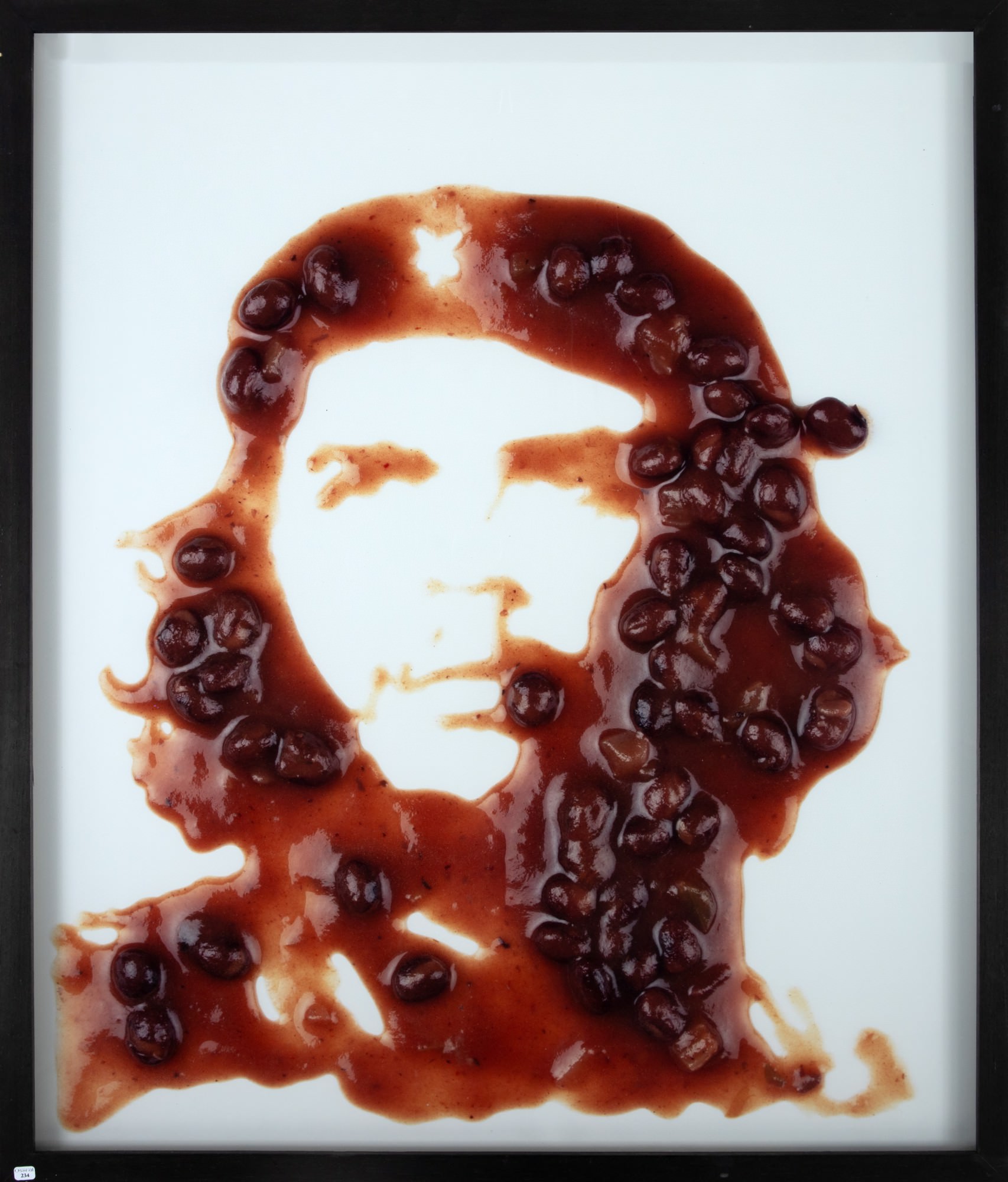 Vik Muniz - Che (Black Bean Soup)