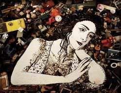 Vik Muniz - Pictures of Junk Series: Melancholy