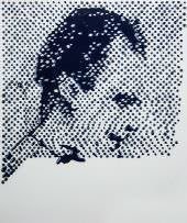 Vik Muniz - Retrato de Lee Harvey Oswald