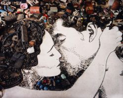 Vik Muniz - The Kiss