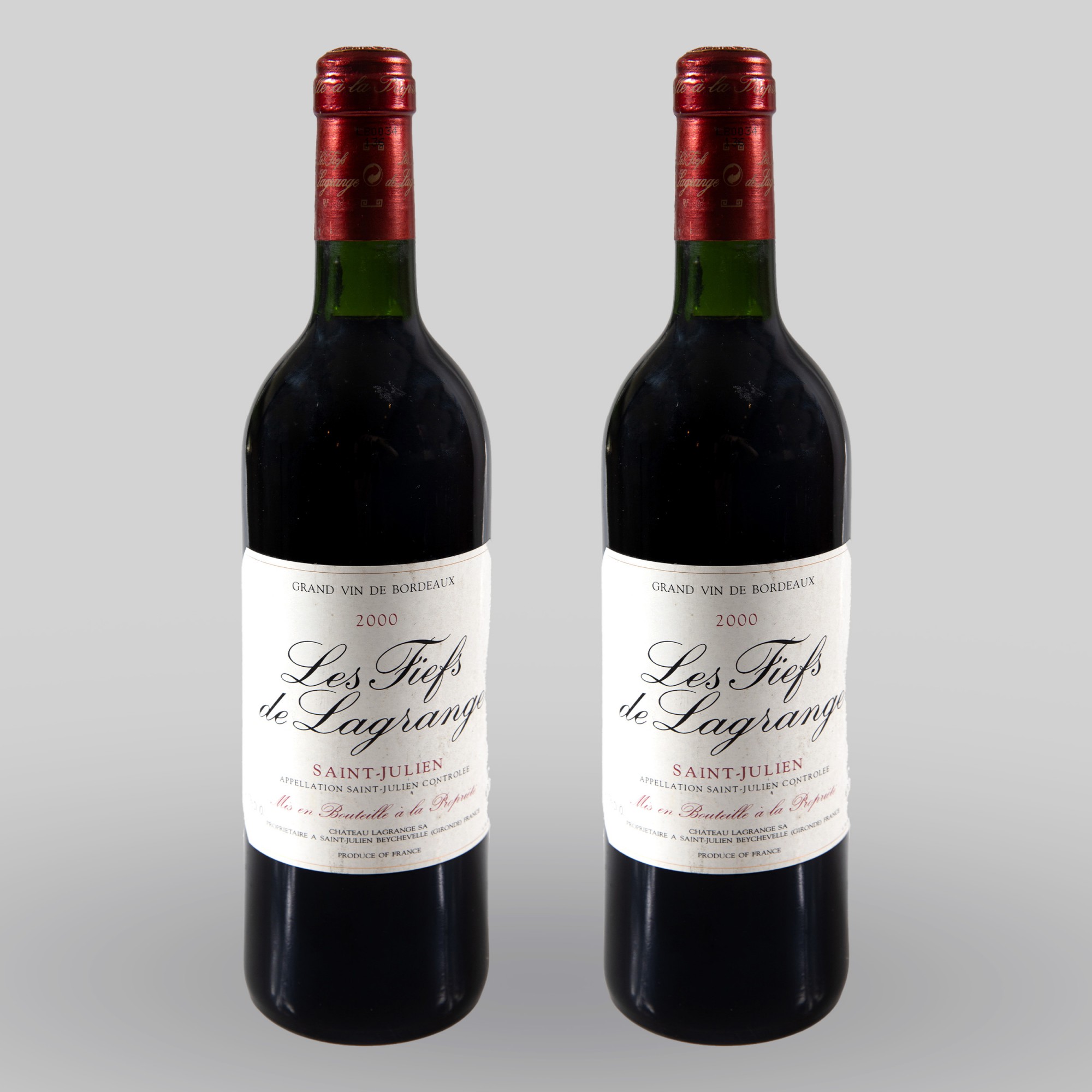 Vinho - 2 Château Les Fiefs de Lagrange, Saint-Julien, Bordeaux - Vinho Tinto