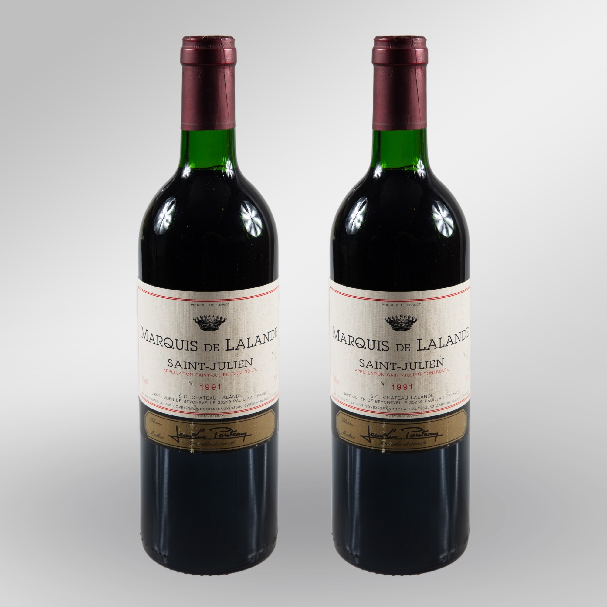 Vinho - 2 Château Marquis de Lalande, Saint Julien, Bordeaux, Vinho Tinto