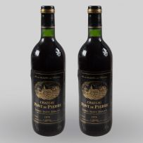 Vinho - 2 Château Pont de Pierre, Lussac-Saint Émilion ,Bordeaux, Vinho tinto