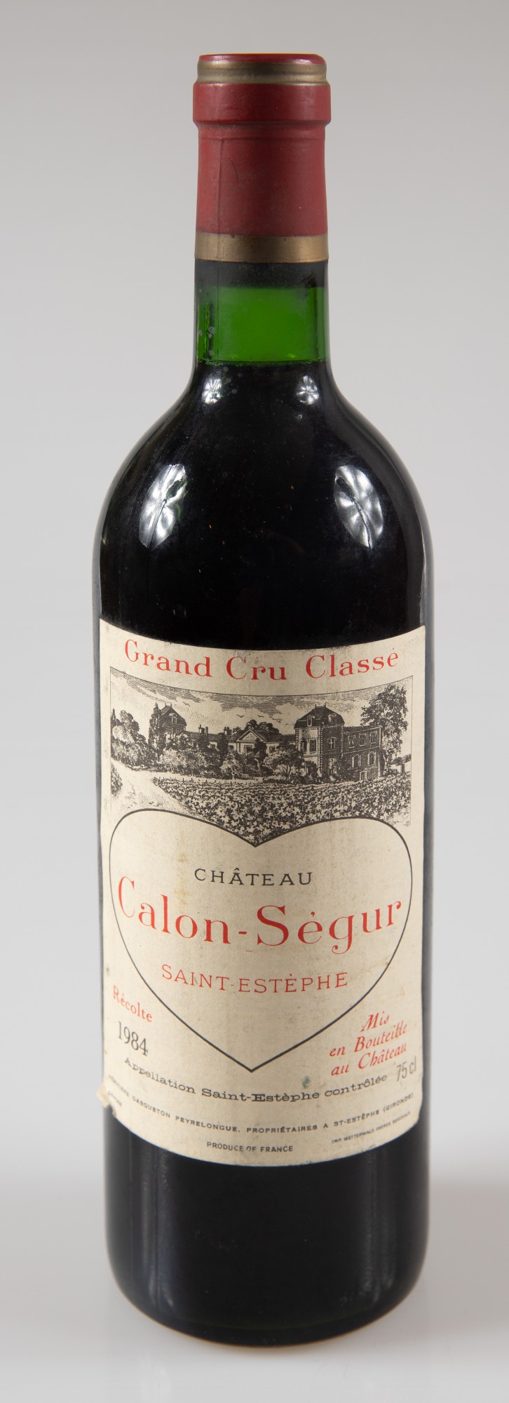 Vinho - Château Calon Segur, Saint Estèphe Grand Cru Classe, Bordeaux - Vinho Tinto