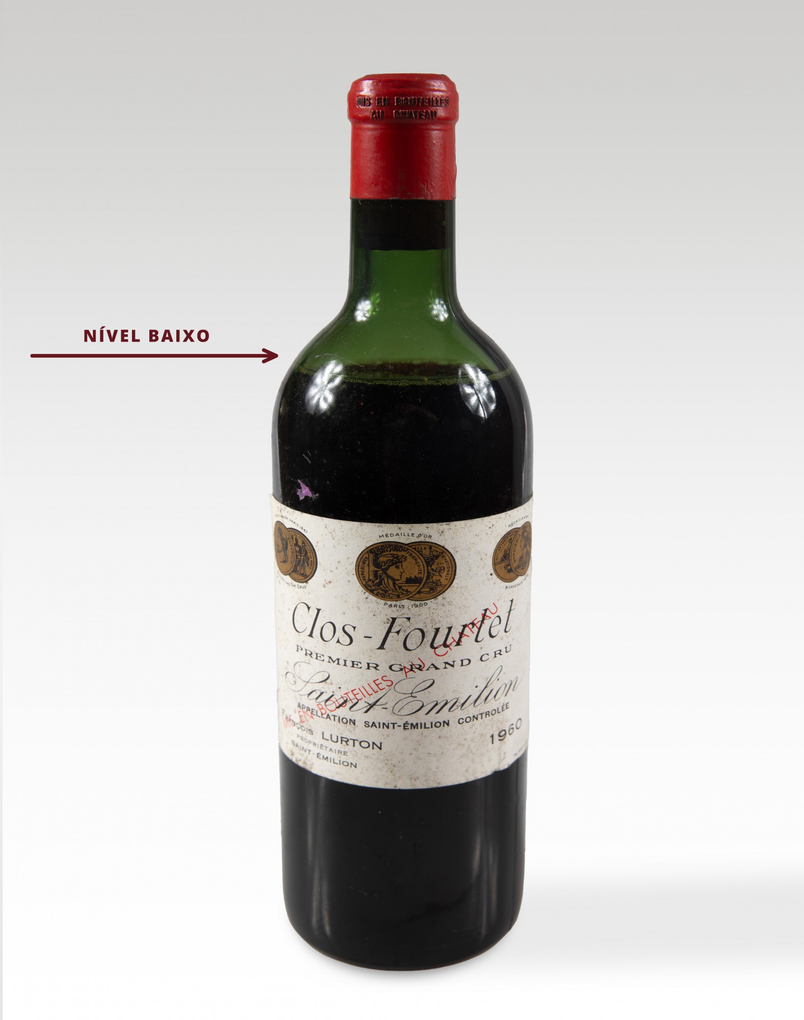 Vinho - Château Clos-Fourtet, Saint Émilion Premier Grand Cru, Bordeaux, vinho tinto